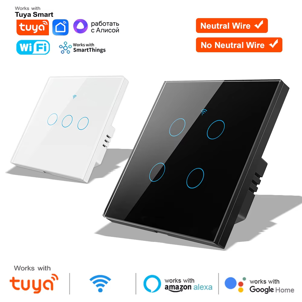 Smart Light Switch Wifi - Inteligentny włącznik dotykowy WiFi RF 433MHz