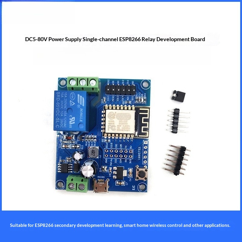 Esp8266 Relay Module - Moduł przekaźnikowy ESP8266 WiFi, jednokanałowy, zasilanie