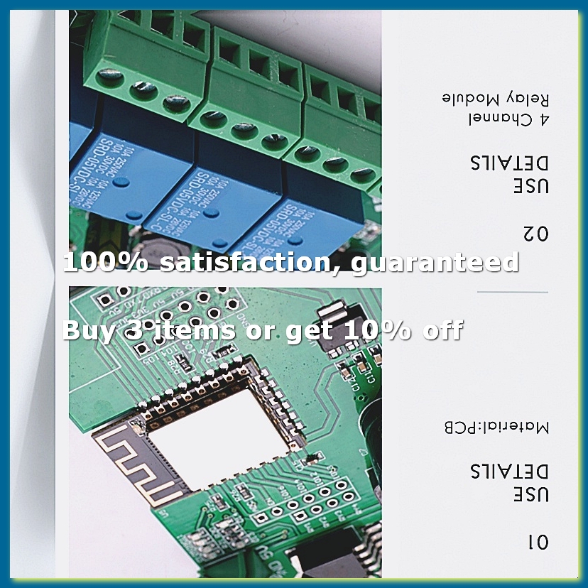 Esp8266 Relay Module - Moduł przekaźnikowy ESP8266 Wireless WIFI 4-kanałowy