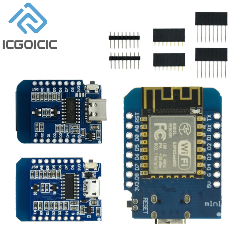 Esp8266 Relay Module - D1 Mini-Mini NodeMcu 4M bajtów Lua