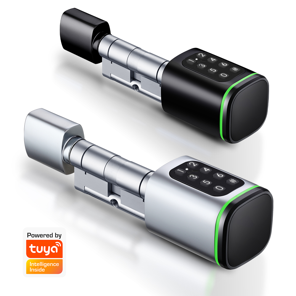 Smart Door Lock Wifi - Inteligentny zamek cylindryczny Tuya 60-90mm Elektryczny