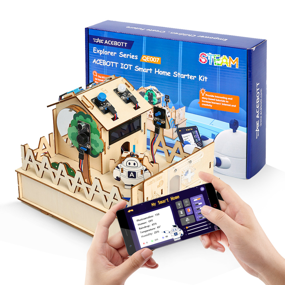 ACEBOTT Smart Home STEM STEAM  – Esp32 Smart Home Kit recenzja i cena
