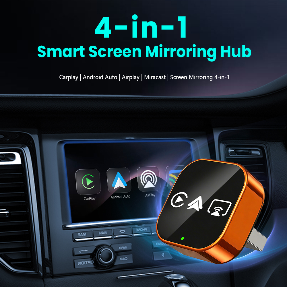 Adapter CarPlay 4w1 z Nową Wer – Wifi Smart Plug recenzja i cena