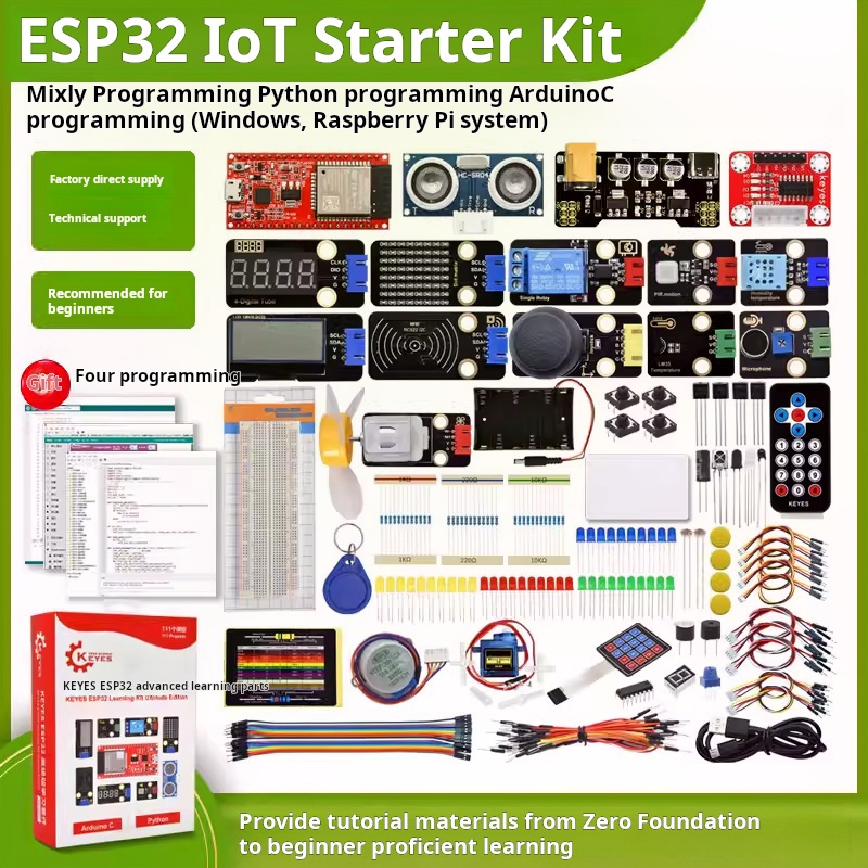 Płytka rozwojowa ESP-32, zesta – Iot Kit Beginner recenzja i cena