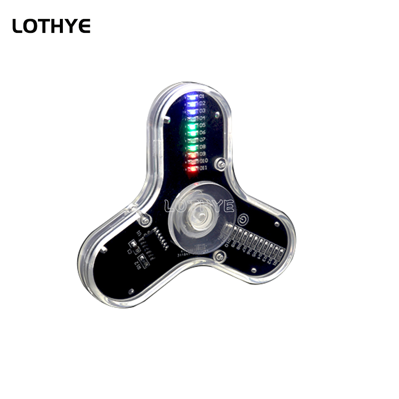 LED Fidget Spinner produkcja g – Electronics Project Kit recenzja i cena