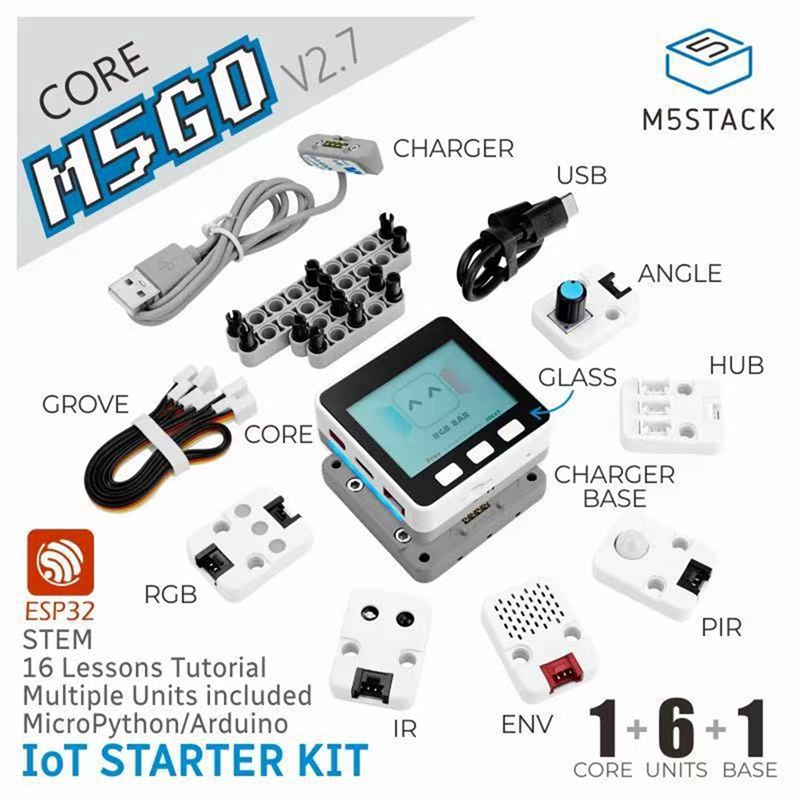 Zestaw M5GO IoT Kit V2.7 dla p – Iot Kit Beginner recenzja i cena