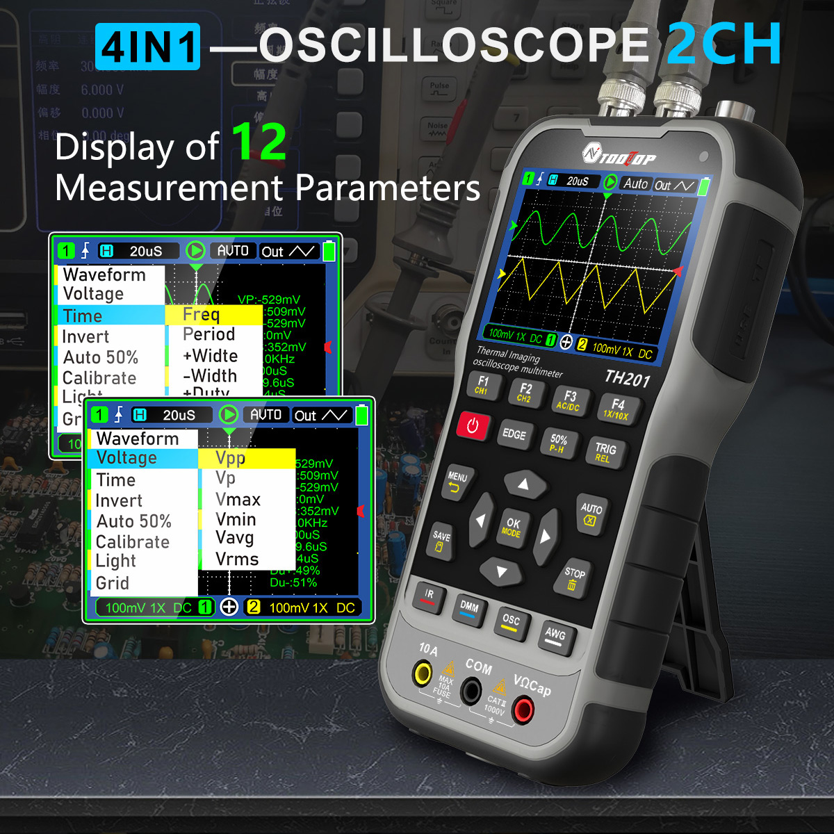 TOOLTOP TH201 4w1 Kamera Termo – Microcontroller Kit recenzja i cena