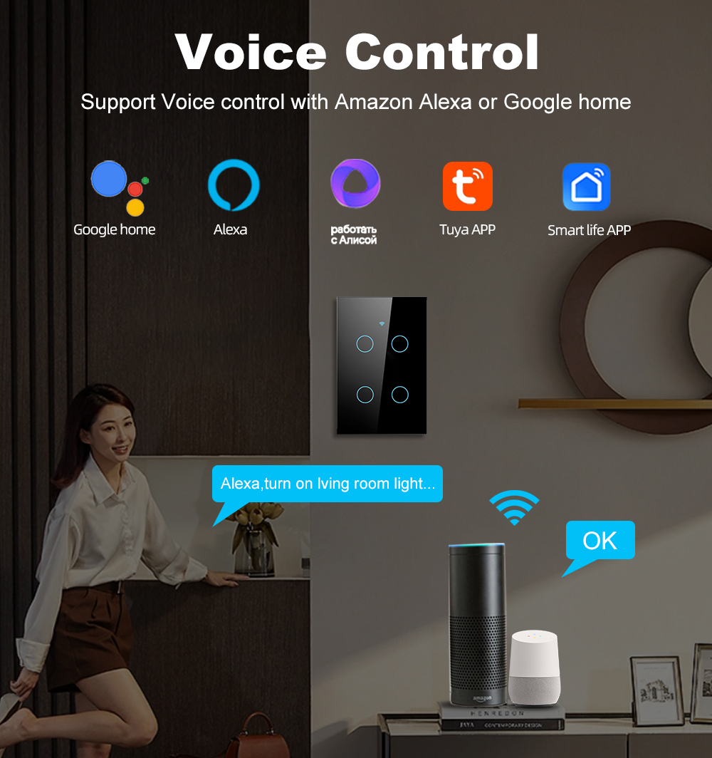 Inteligentny włącznik dotykowy – Smart Light Switch Wifi recenzja i cena