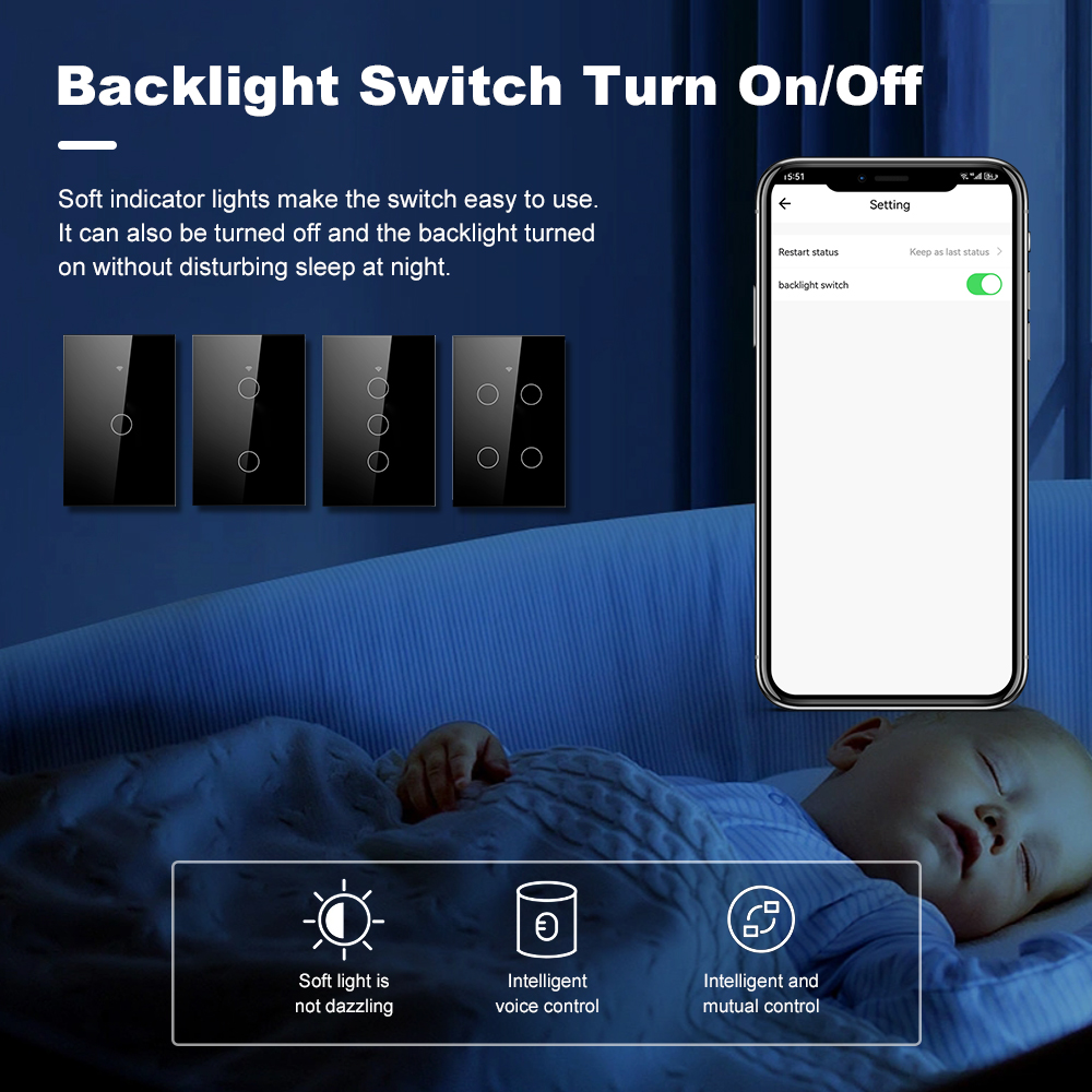 Inteligentny włącznik dotykowy – Smart Light Switch Wifi recenzja i cena