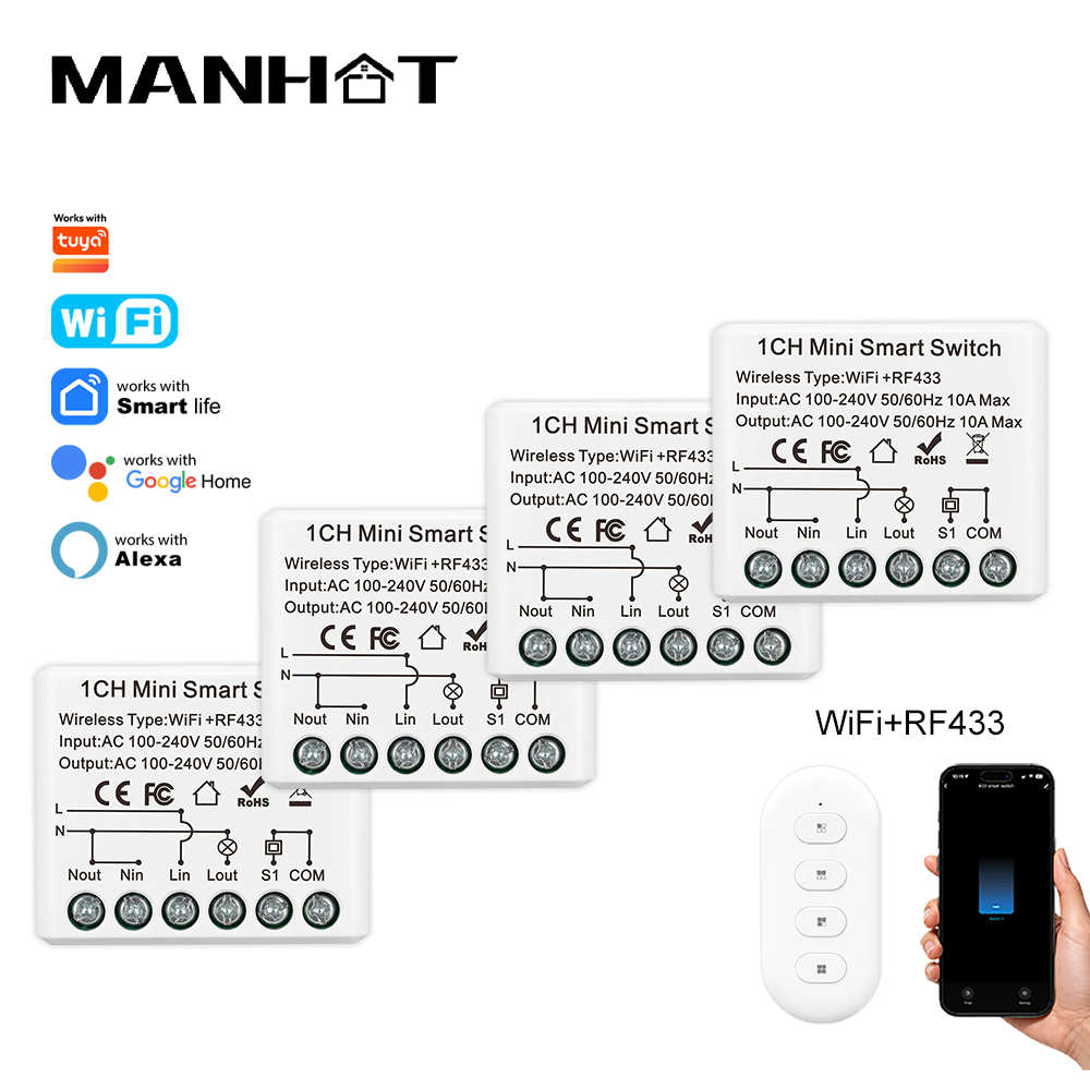 Miniaturowy inteligentny przeł – Smart Light Switch Wifi recenzja i cena