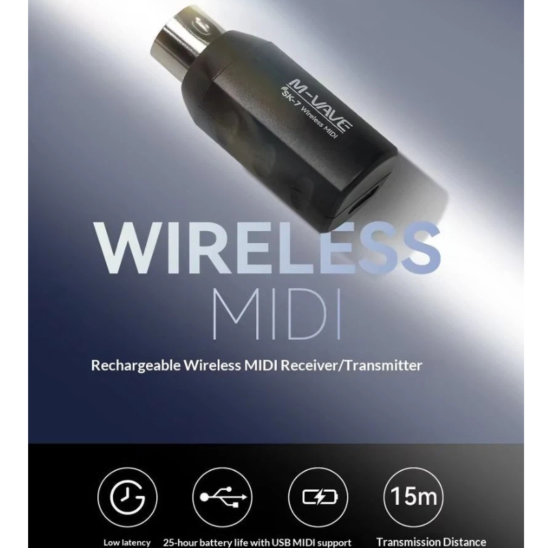 Adapter MIDI M Vave Sk7 Wirele – Electronics Project Kit recenzja i cena