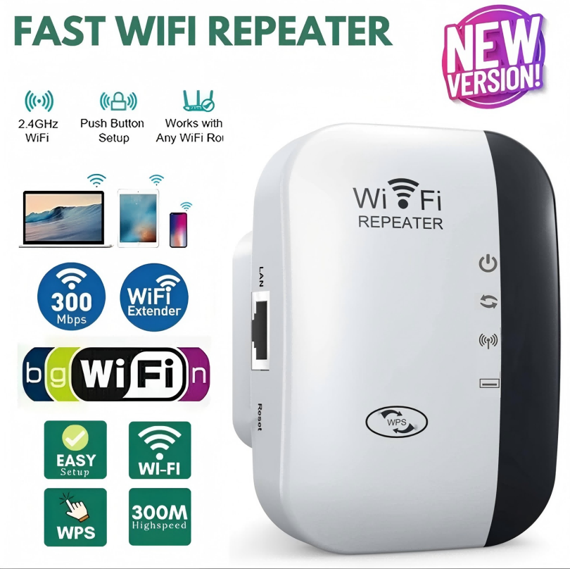 Wzmacniacz sygnału WiFi 300Mbp – Wifi Smart Plug recenzja i cena
